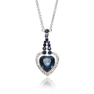 JASSY® Heart of Ocean Crystal Necklace