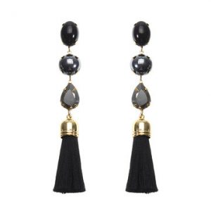 JASSY® Opal Pearl Crystal Tassel Earrings