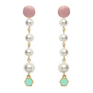 JASSY® Pearl Candy Hexagon Earrings