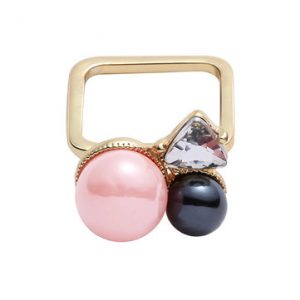 JASSY® Pink Pearl Square Ring