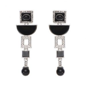 JASSY® Platinum Geometric Earrings