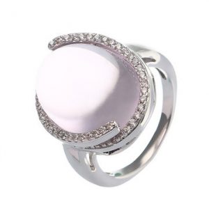 JASSY® Romantic Rose Quartz Ring