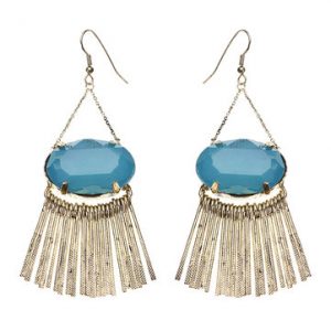 JASSY® Statement Crystal Tassel Earrings