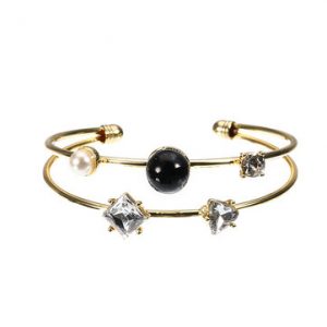 JASSY® Stylish Pearl Zirconia Bracelet