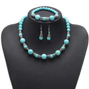 JASSY® Turquoise Jewelry Set