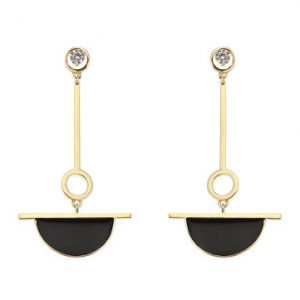 JASSY® Zircon Semicircle Earrings