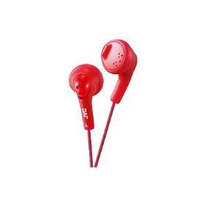 JVC HA F160-R Gumy - Headphones - ear-bud - red (HA-F160-R-K)