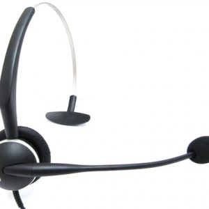 Jabra 2104-820-105 GN2124 Monaural 4-in-1 Wearing Style Flex Boom Noise Canceling Headset - Semi-Open - Wired