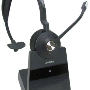 Jabra Engage 75 Mono Headset - Mono - Black - Wireless - Bluetooth/DECT - 492.1 ft - 40 Hz - 16 kHz - Over-the-head - Monaural - Electret, Condenser,