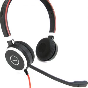 Jabra Evolve 40 100-55910000-02 UC Stereo Wired Headset - Black