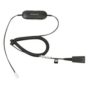 Jabra GN1200 CC Headset Cable - Quick Disconnect (P) to RJ-9 (M) 6.6ft