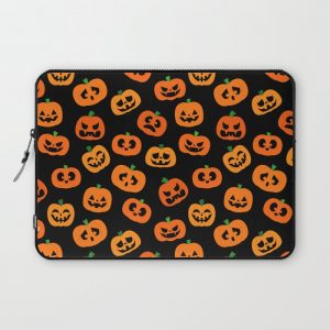 Jack-o'-Lanterns Computer Cover by Sara Showalter - Laptop Sleeve - 13"