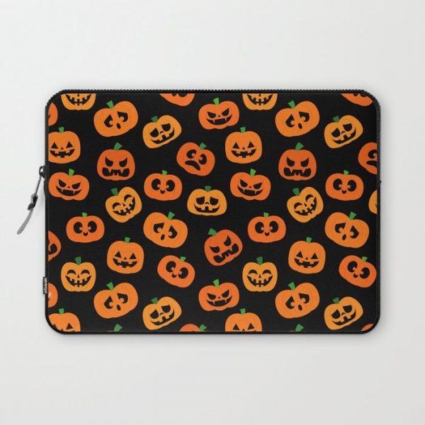 Jack-o'-Lanterns Computer Cover by Sara Showalter - Laptop Sleeve - 13"