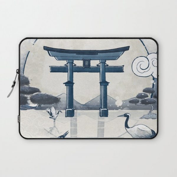 Japan Vintage Torii Gate Computer Cover by Ruby ArtWork - Laptop Sleeve - 13"