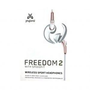 JayBird Freedom 2 Wireless Sport Headphones - Stereo - Wireless - Bluetooth - Behind-the-neck, Over-the-ear, Earbud - Binaural - In-ear - Rose Gold