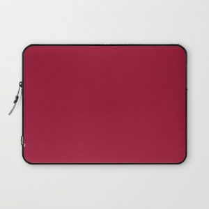 Jester Red 9E1030 Computer Cover by Beautiful Homes - Laptop Sleeve - 13"