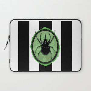 Juicy Beetle GREEN Computer Cover by Aurelio Voltaire - Laptop Sleeve - 13"