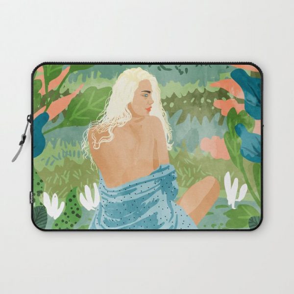 Jungle Vibes Computer Cover by 83 OrangesA(r) Art Shop - Laptop Sleeve - 13"