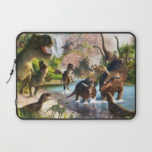 Jurassic dinosaur Computer Cover by AndrewsTG - Laptop Sleeve - 13"