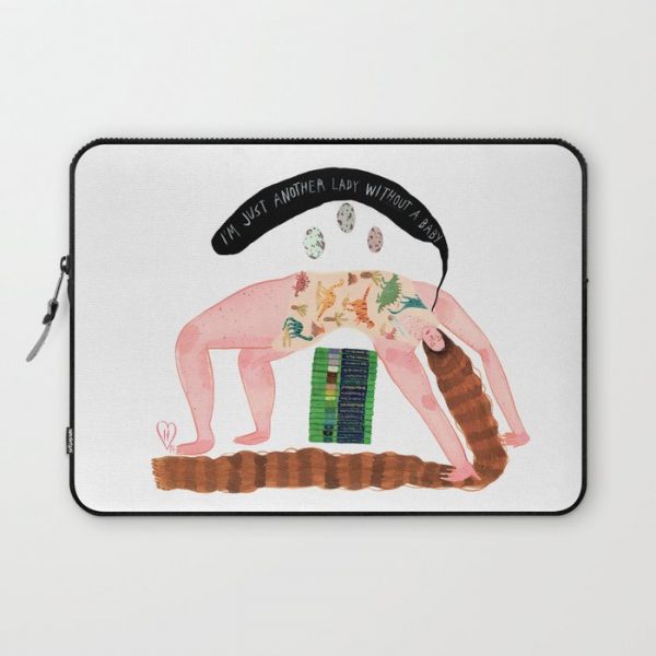 Just another lady without a baby Computer Cover by Herikita - Laptop Sleeve - 13"