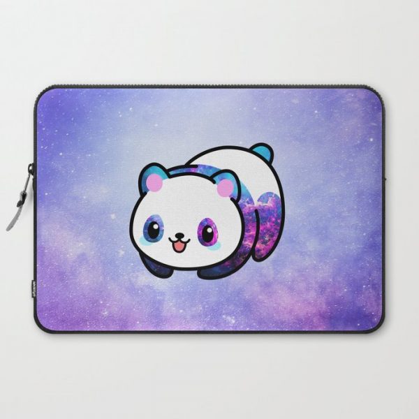 Kawaii Galactic Mighty Panda Computer Cover by EuGeniaArt - Laptop Sleeve - 15"