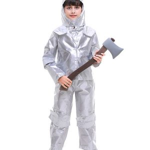 Kid Halloween Costume Tin Man Wizard Of OZ 4 Piece Children Holiday Set