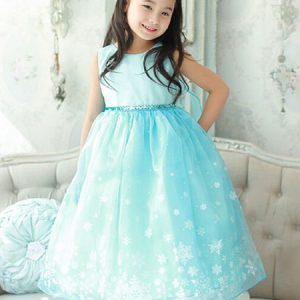 Kid's Halloween Costume Snow Blue Tu Tu Dresses For Girls Halloween