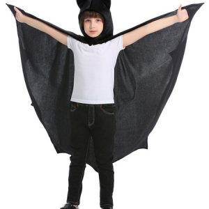 Kids Halloween Costumes Black Bat Polyester Kid's Cloak Mardi Gras Costumes