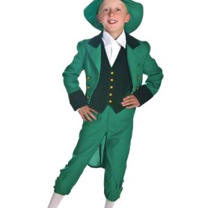 Kids Irish Costume Green Outfit 4 Piece Halloween