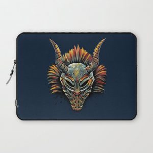 Killmonger Tribal Mask Computer Cover by Patrick Zedouard c0y0te7 - Laptop Sleeve - 13"