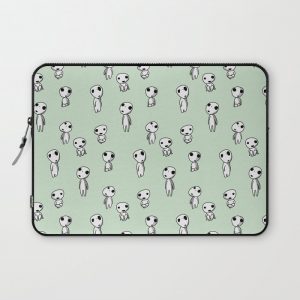 Kodama Party (Green) Computer Cover by lafrikiforja - Laptop Sleeve - 13"