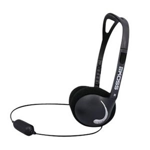 Koss Black Ultra-lightweight Headphones with Folding Design (RECOVERY