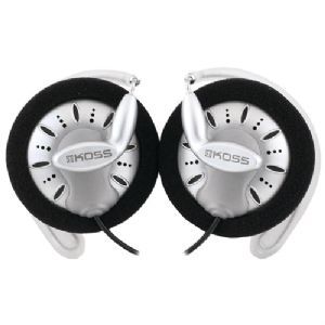 Koss KSC75 SportClip Ear-Clip Headphones - Soft Foam Earpads Pivoting