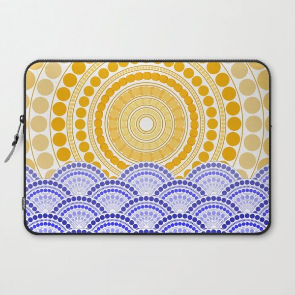 LIGHT OF DAWN (abstract tropical) Computer Cover by Absentis - Laptop Sleeve - 15"