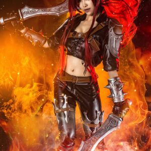 LOL Cosplay Costume League Of Legends Katarina Du Couteau Cosplay Costume LOL Cosplay Costume Halloween