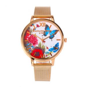 LVPAI Elegany Butterfly Flower Watch