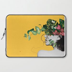 Lady Flowers Computer Cover by linco7n - Laptop Sleeve - 15"