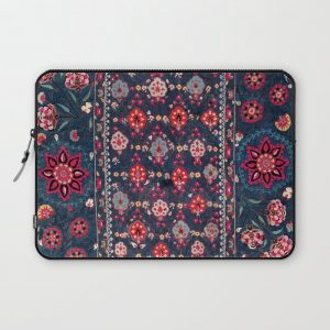 Lakai Suzani Shakhrisyabz Uzbek Embroidery Print Computer Cover by Vicky Brago-MitchellA(r) - Laptop Sleeve - 13"