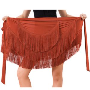 Latin Dance Costume Tassels Women Hip Scarf Skirt Halloween