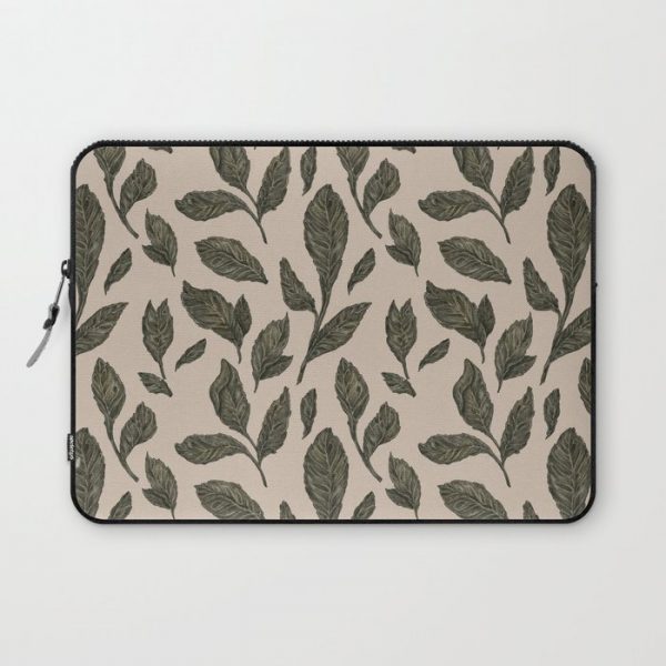 Leaf Pattern Computer Cover by Jessica Roux - Laptop Sleeve - 13"