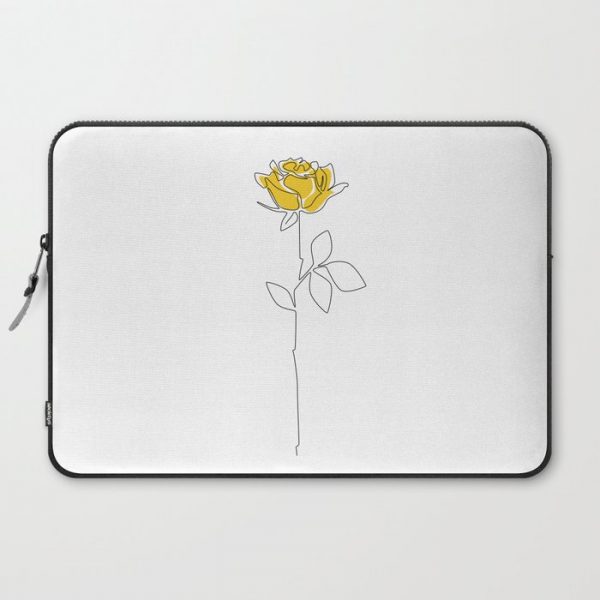 Lemon Rose Computer Cover by Explicit Design - Laptop Sleeve - 15"