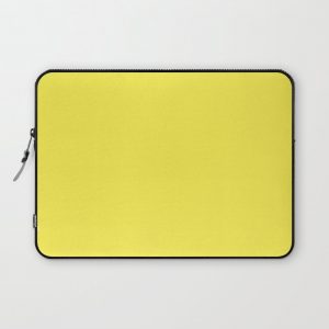 Lemon yellow Computer Cover by List of colors - Laptop Sleeve - 13"