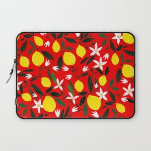 Lemons Red Computer Cover by Iisa MAPnttinen - Laptop Sleeve - 13"