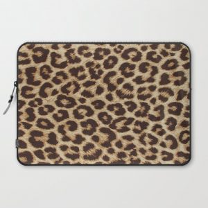 Leopard Print Computer Cover by Smyrna - Laptop Sleeve - 15"