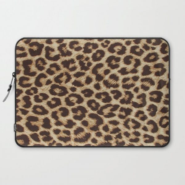 Leopard Print Computer Cover by Smyrna - Laptop Sleeve - 15"