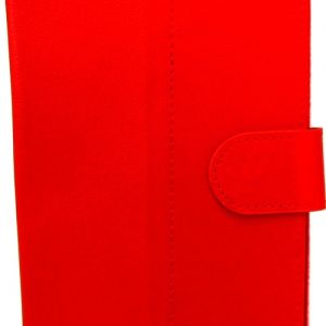 Linsay REDC-7 7-Inch Portfolio Leather Blended Case - Red