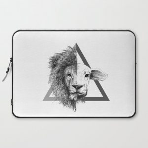 Lion and Lamb Computer Cover by Meek_Ever - Laptop Sleeve - 15"