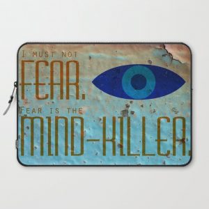 Litany Against Fear Computer Cover by Noel Lenard Design - Laptop Sleeve - 15"