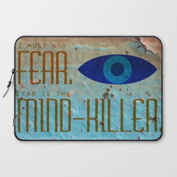 Litany Against Fear Computer Cover by Noel Lenard Design - Laptop Sleeve - 15"