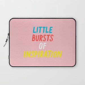 Little Bursts of Inspiration Computer Cover by Julia Walck - Laptop Sleeve - 13"